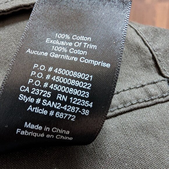 Aritzia SUNDAY BEST 100% Cotton Utility Jacket, Medium, Hooded, Drawstring waist - Picture 13 of 15